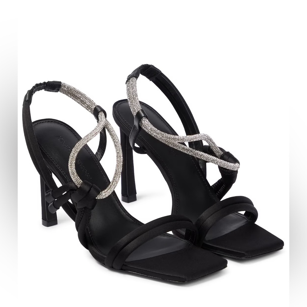 Jonathan Simkhai Cassie Strappy Crystal Sandal Heels